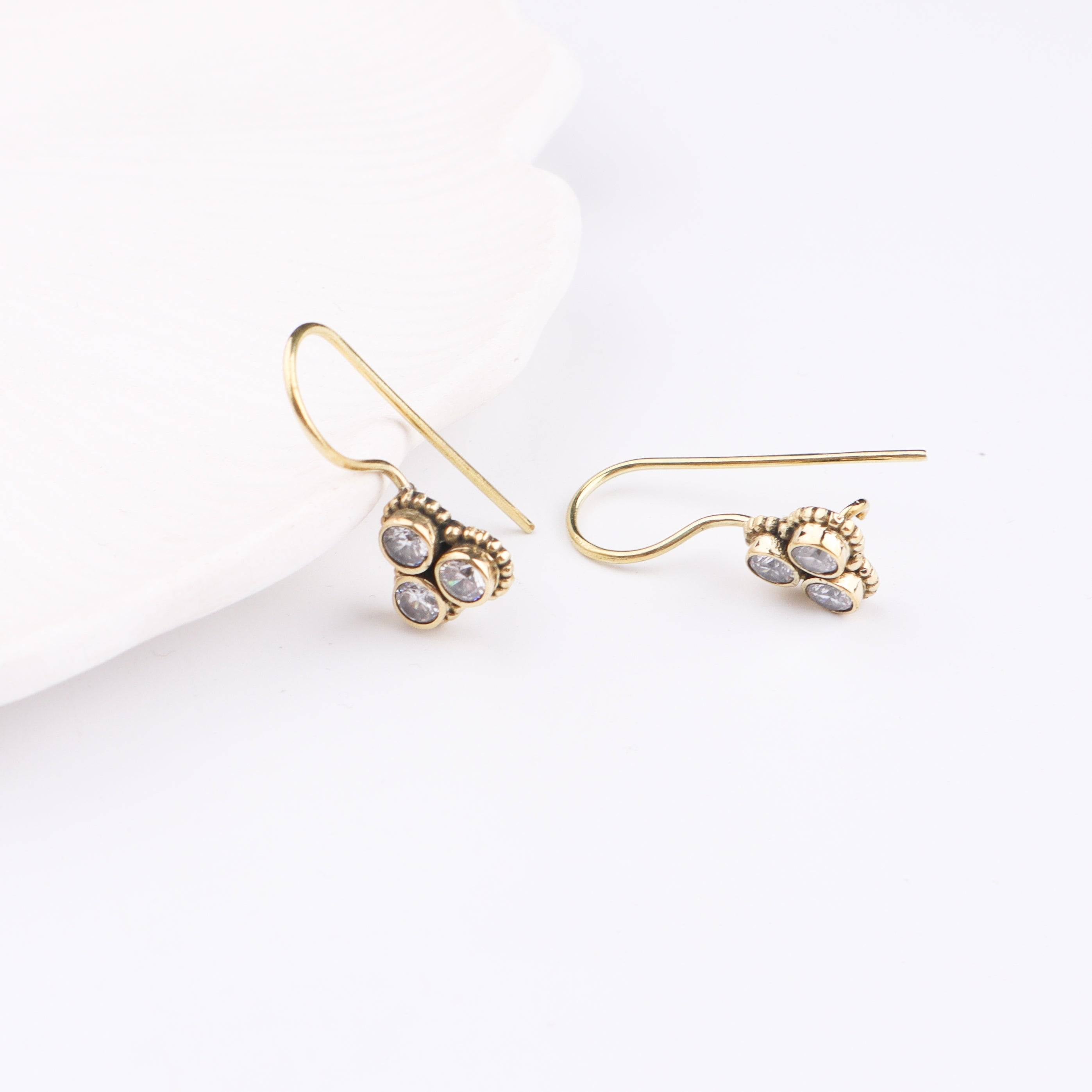 Brass Fashion Earring