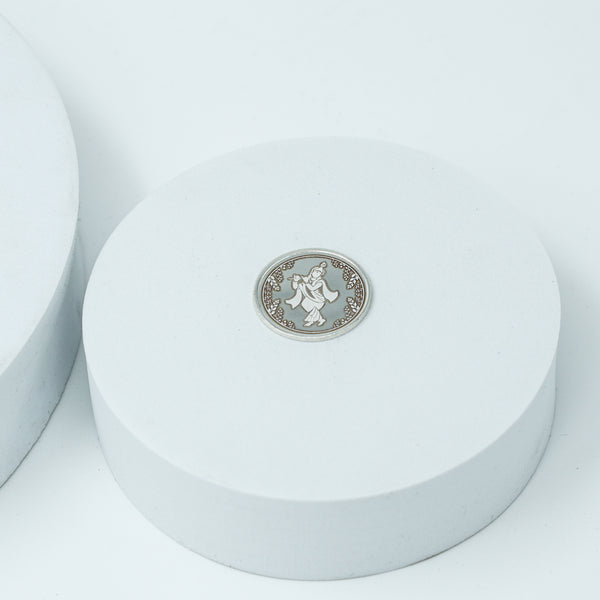 Silver Shree Krishna Coin - 5gm