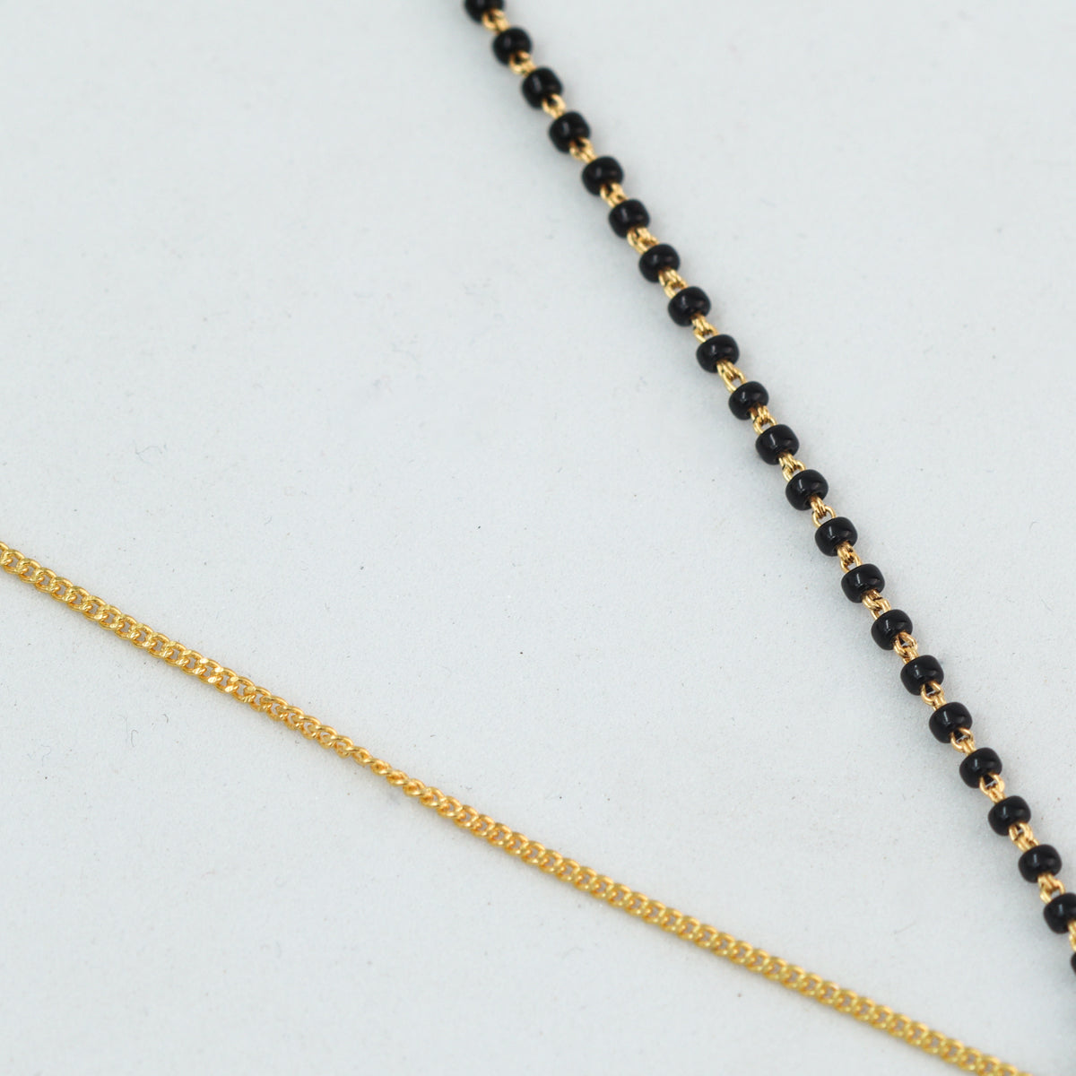 Handmade Silver Mangalsutra with Pearls (Gold Plated)
