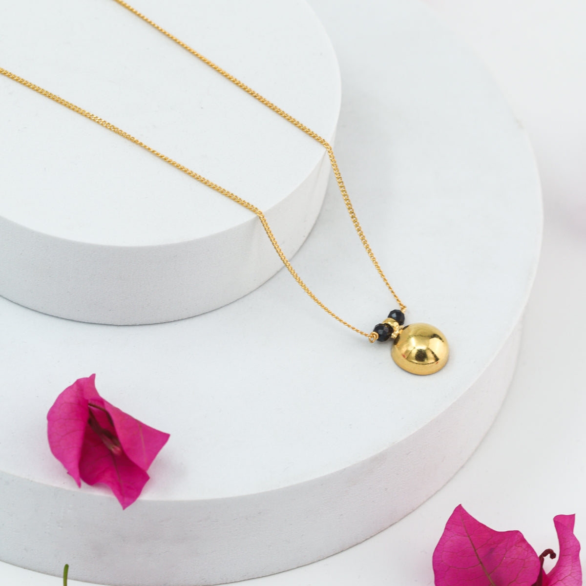Silver Vatee Mangalsutra |  92.5 Silver | 22K Gold Plated