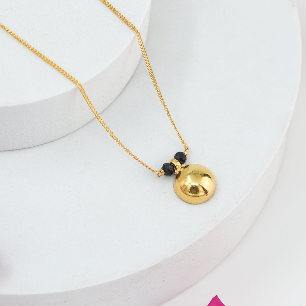 Silver Vatee Mangalsutra |  92.5 Silver | 22K Gold Plated