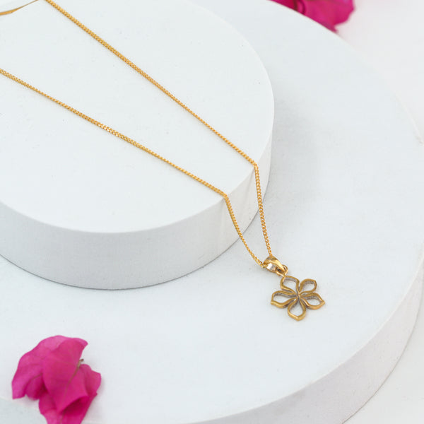 Sadafuli Charm Necklace | 92.5 Silver | 22K Gold Plated