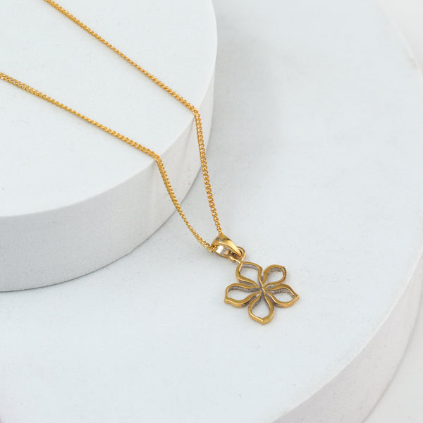 Sadafuli Charm Necklace | 92.5 Silver | 22K Gold Plated