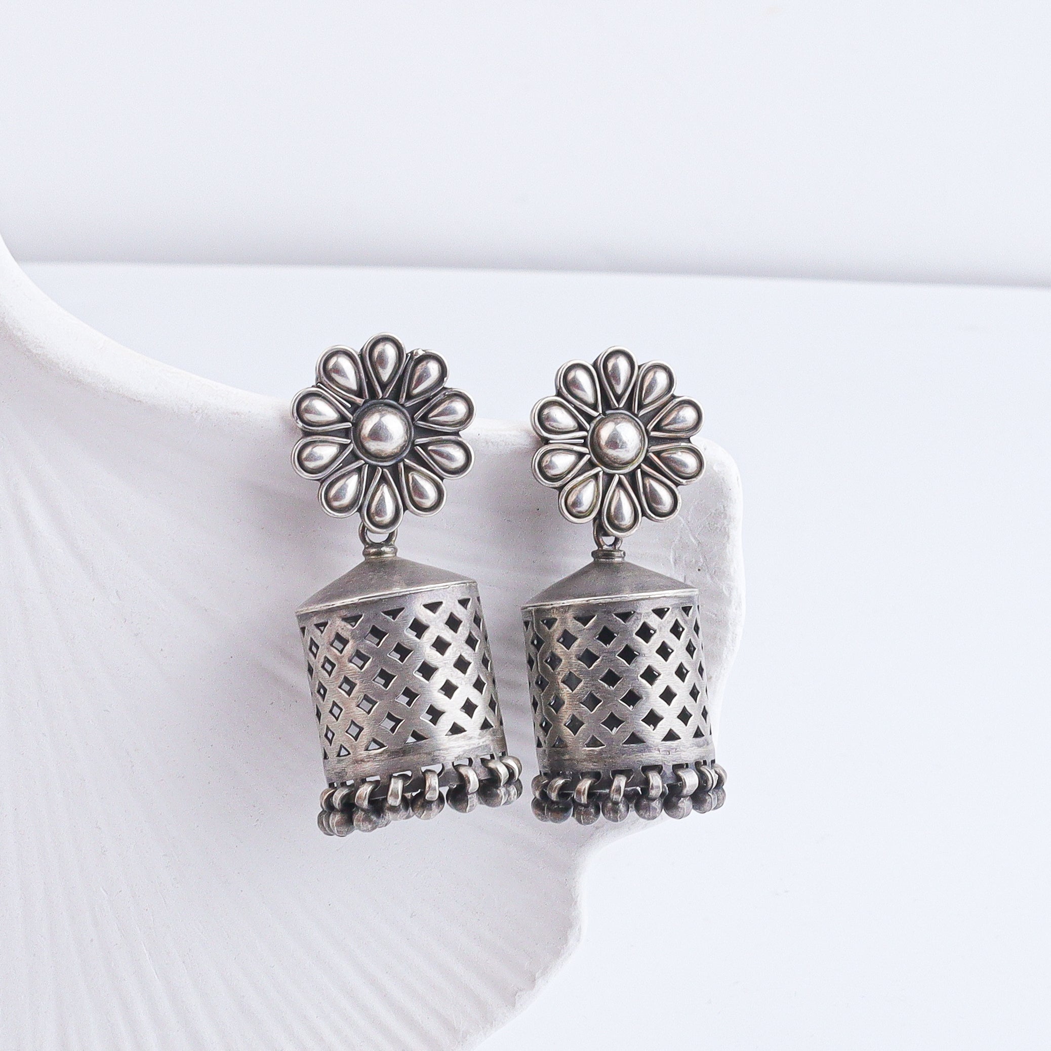 Antique Silver Earrings