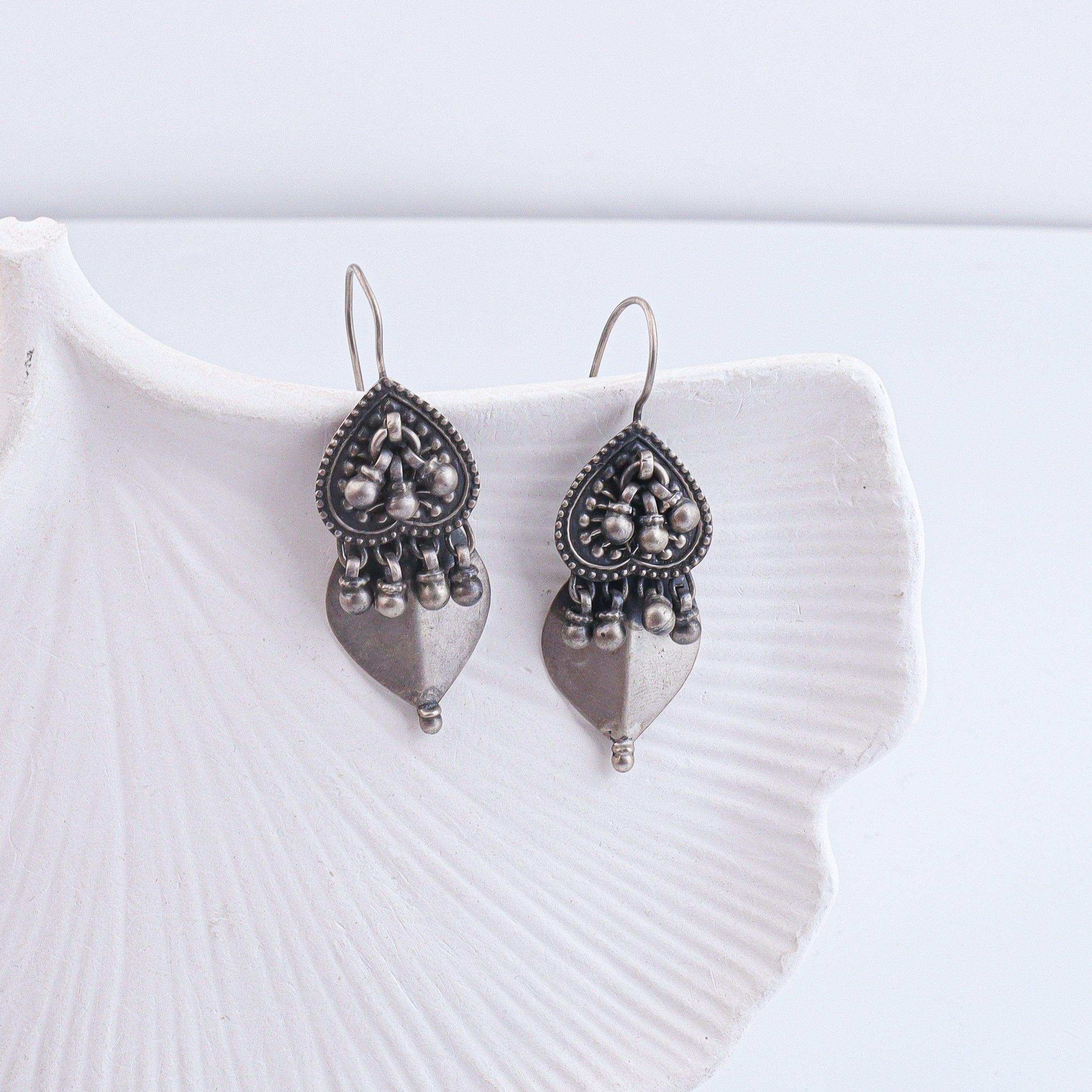 Antique Silver Earrings