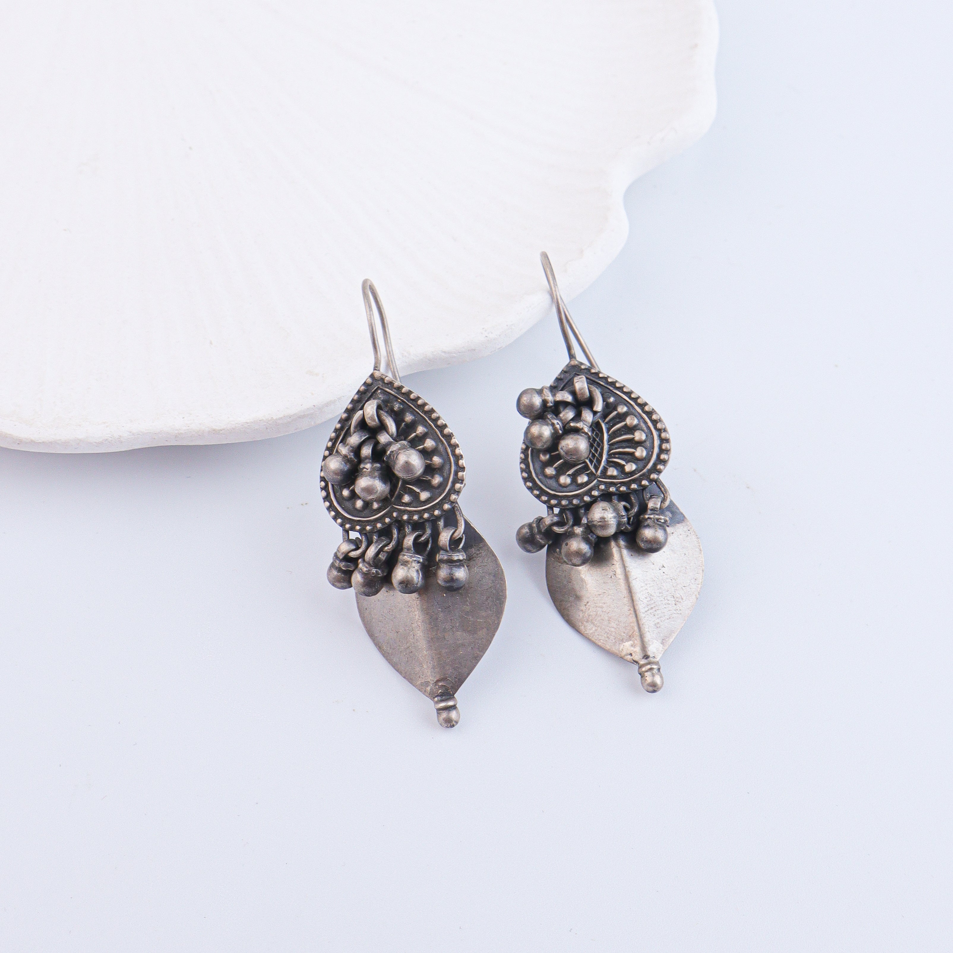 Antique Silver Earrings