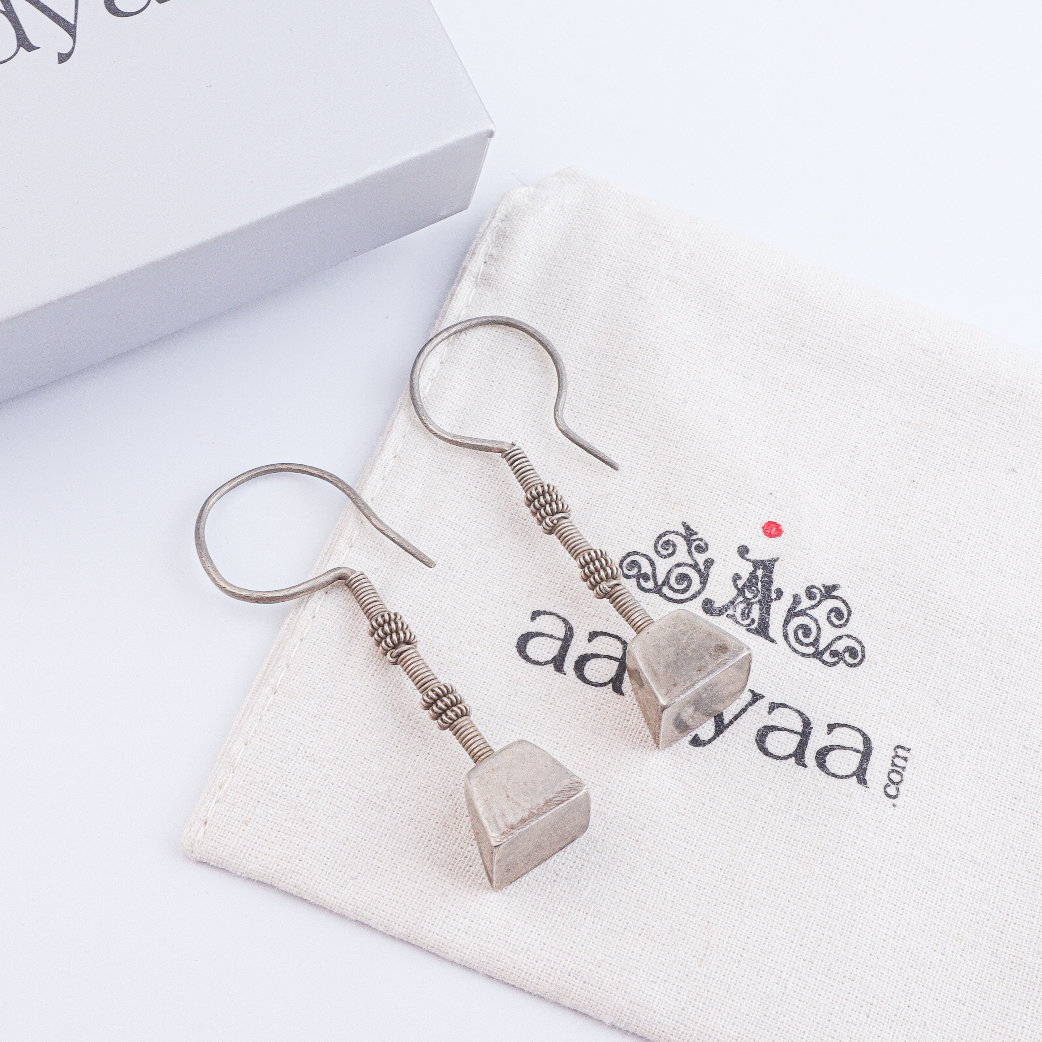 Antique Silver Earrings