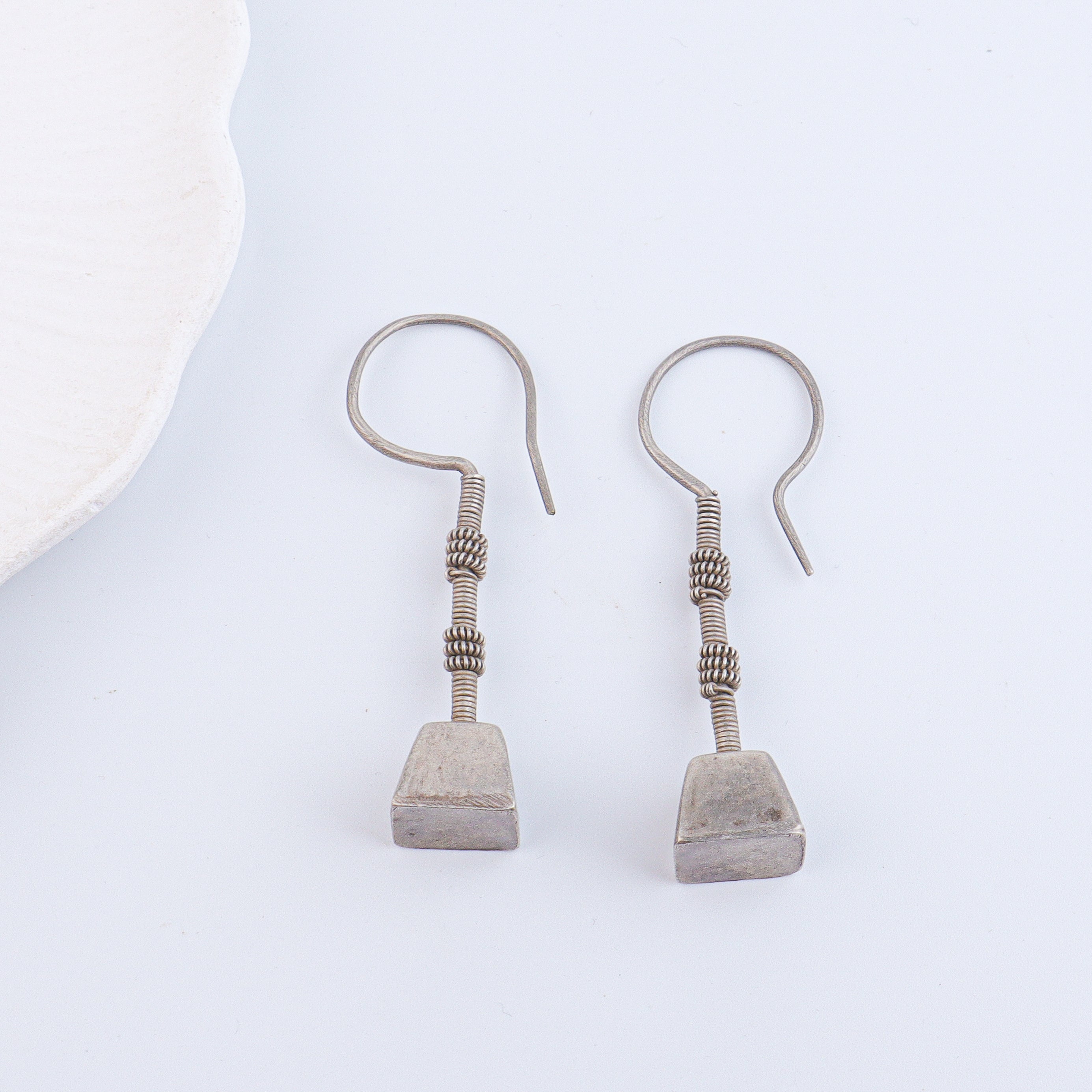 Antique Silver Earrings