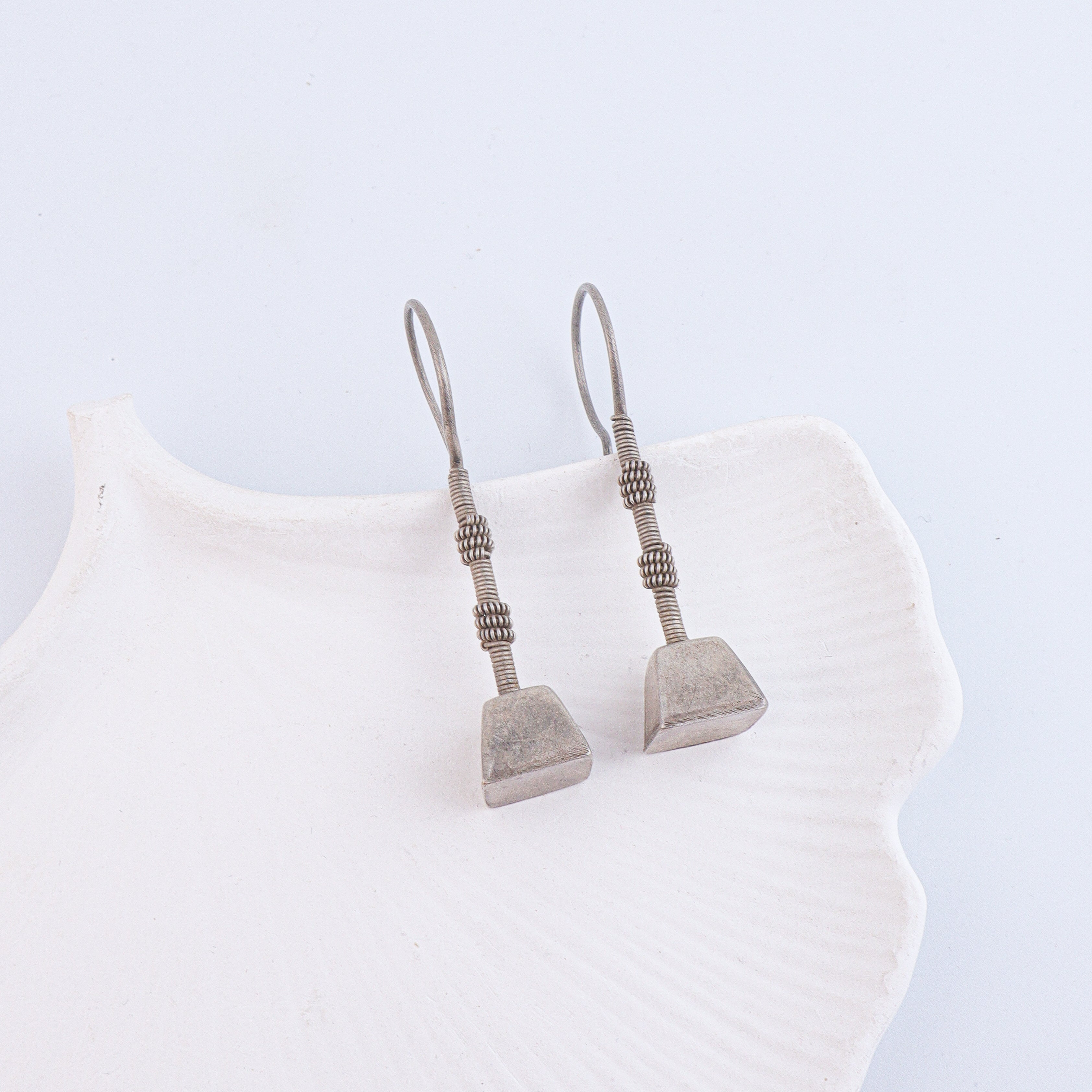 Antique Silver Earrings