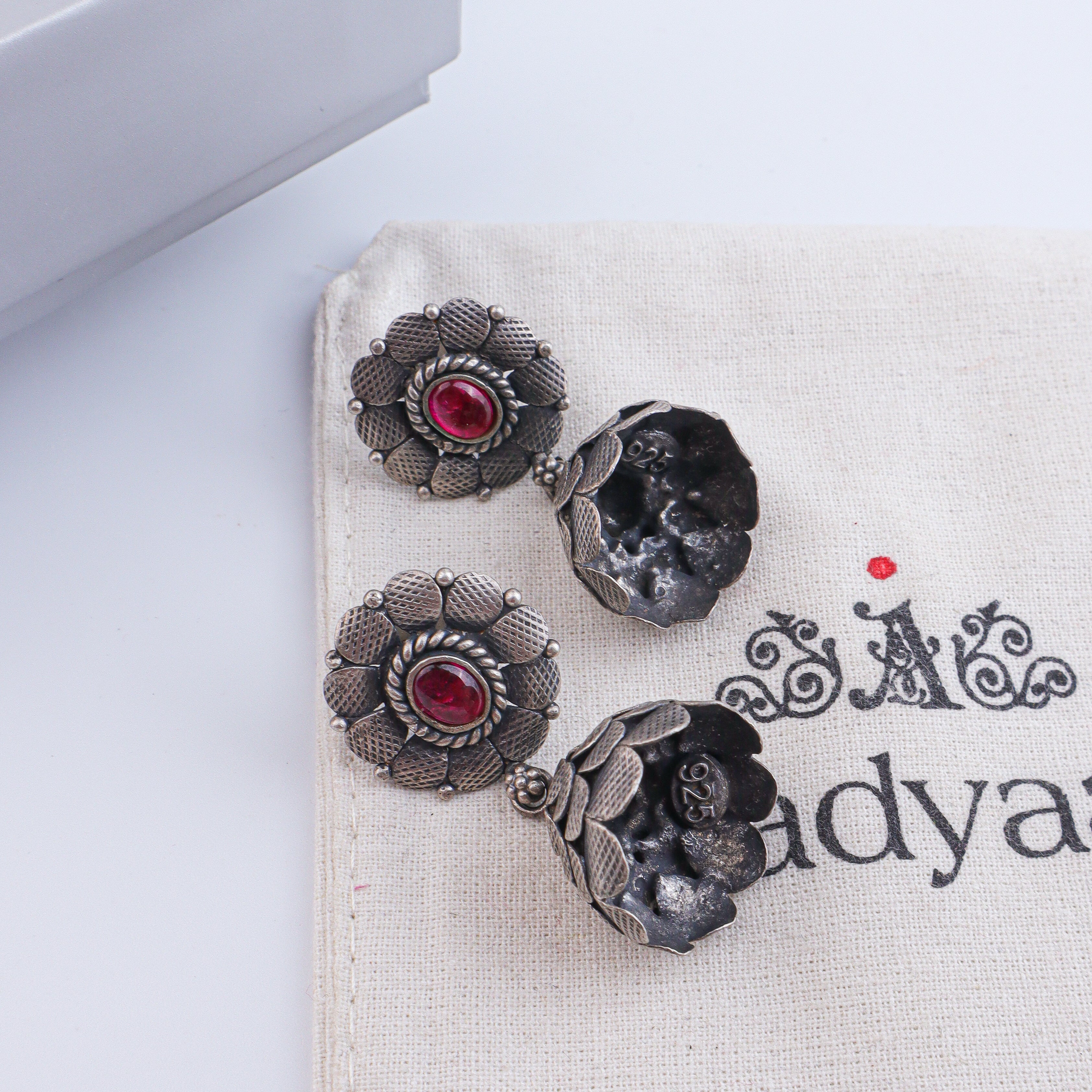 Antique Silver Earrings