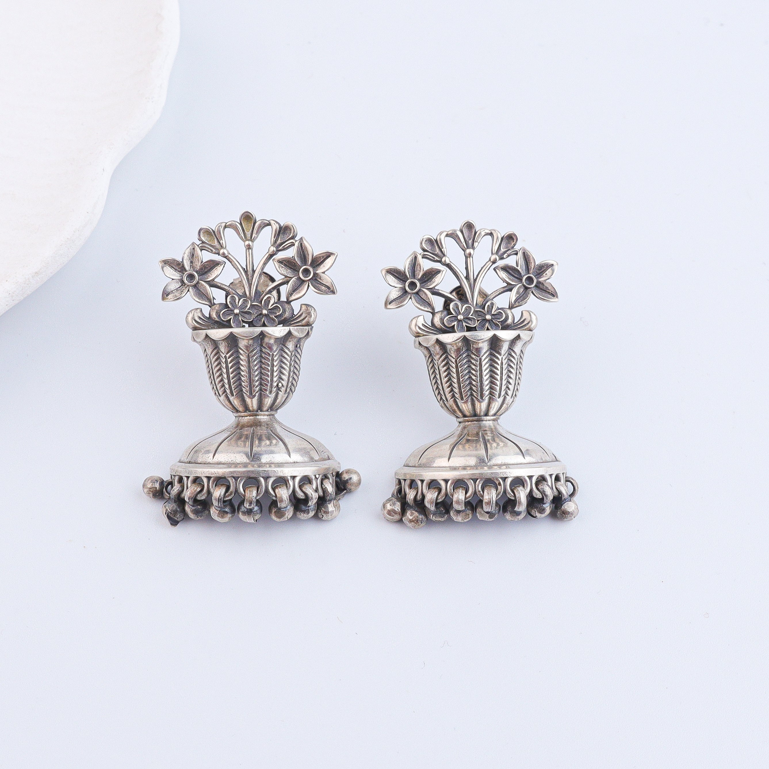 Antique Silver Earrings