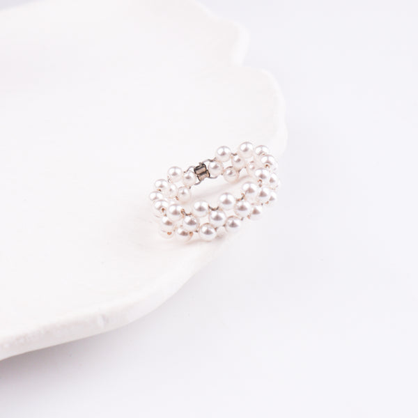 Handmade Pearl Ring | 92.5 Silver