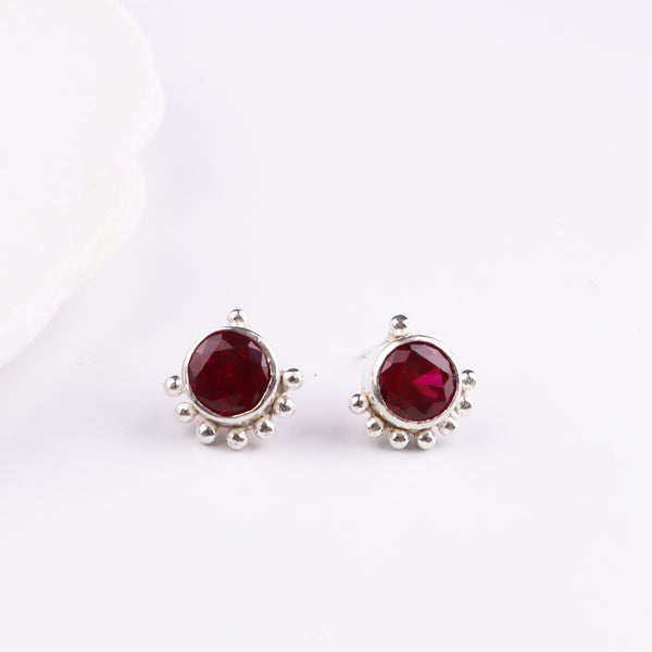 Pink CZ Stud | 92.5 Silver