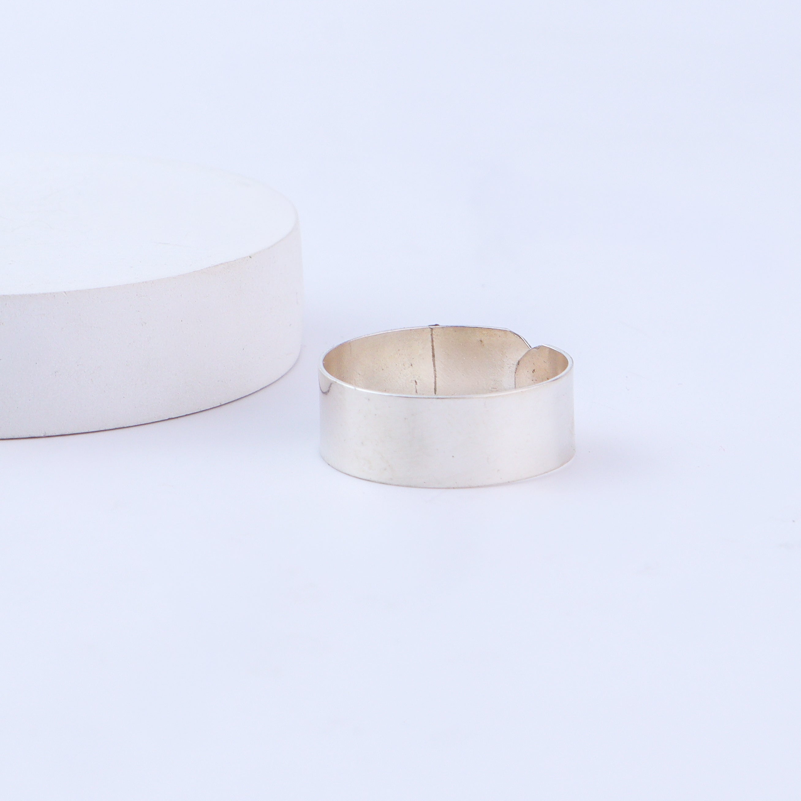 Silver Plain Band Ring for Women | 92.5 Sterling Silver