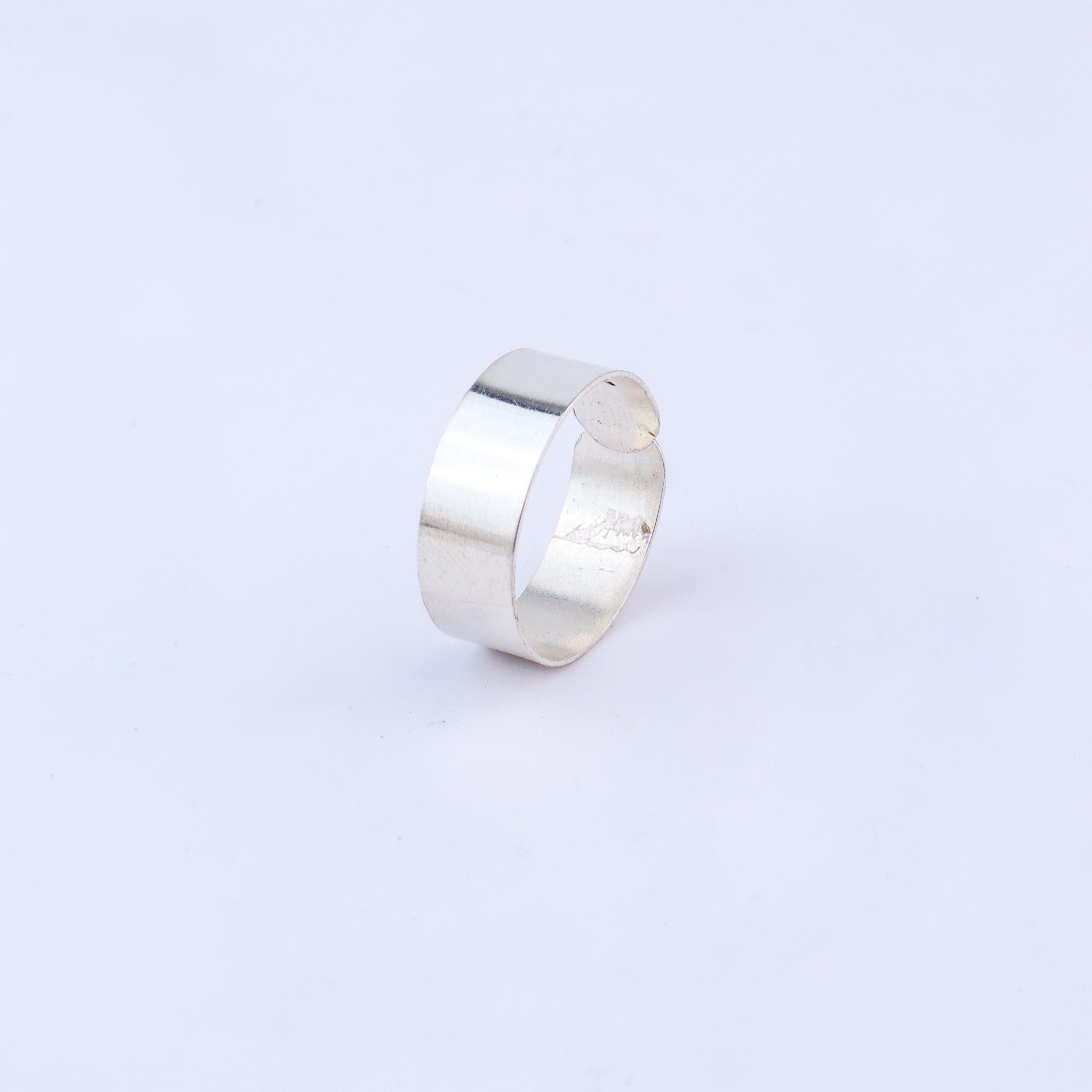 Silver Plain Band Ring for Women | 92.5 Sterling Silver