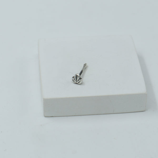 Silver Leafy Nose pin