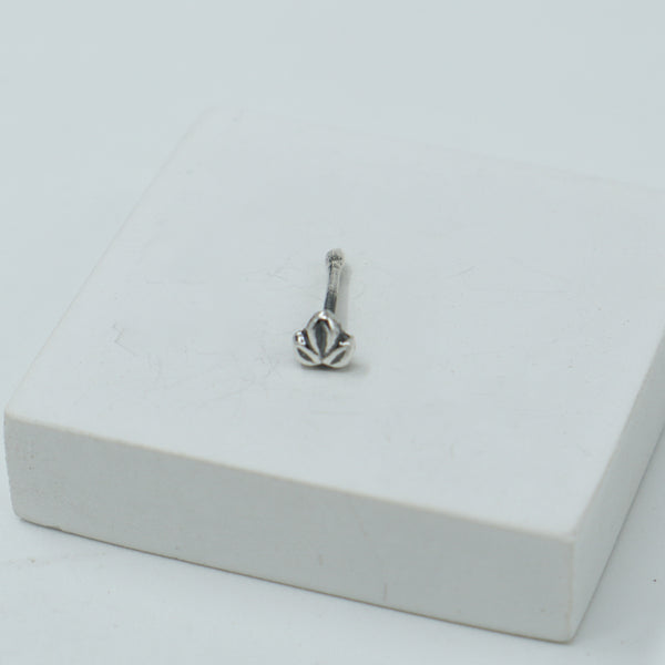 Silver Leafy Nose pin