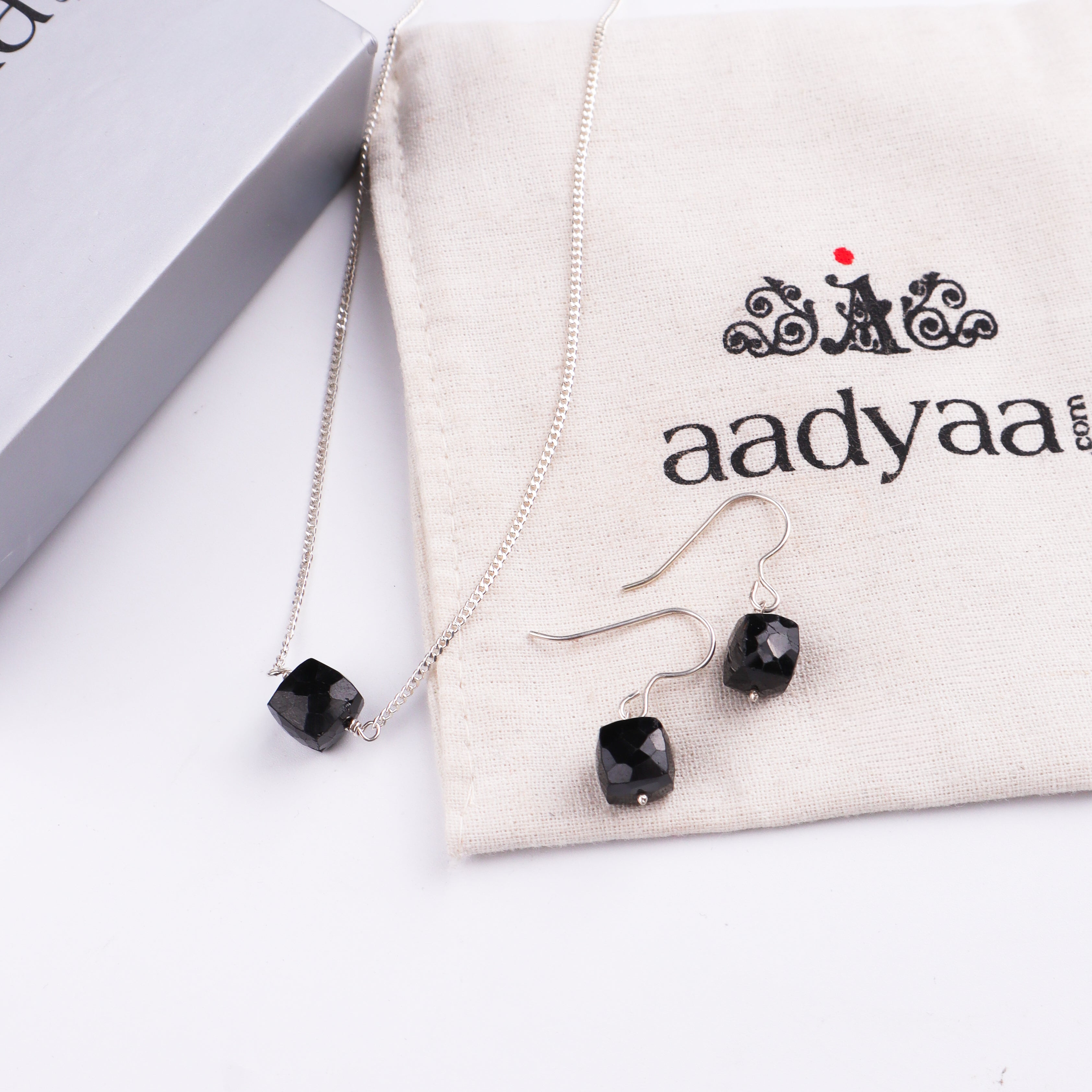 Black Spinel Set | 92.5 Silver
