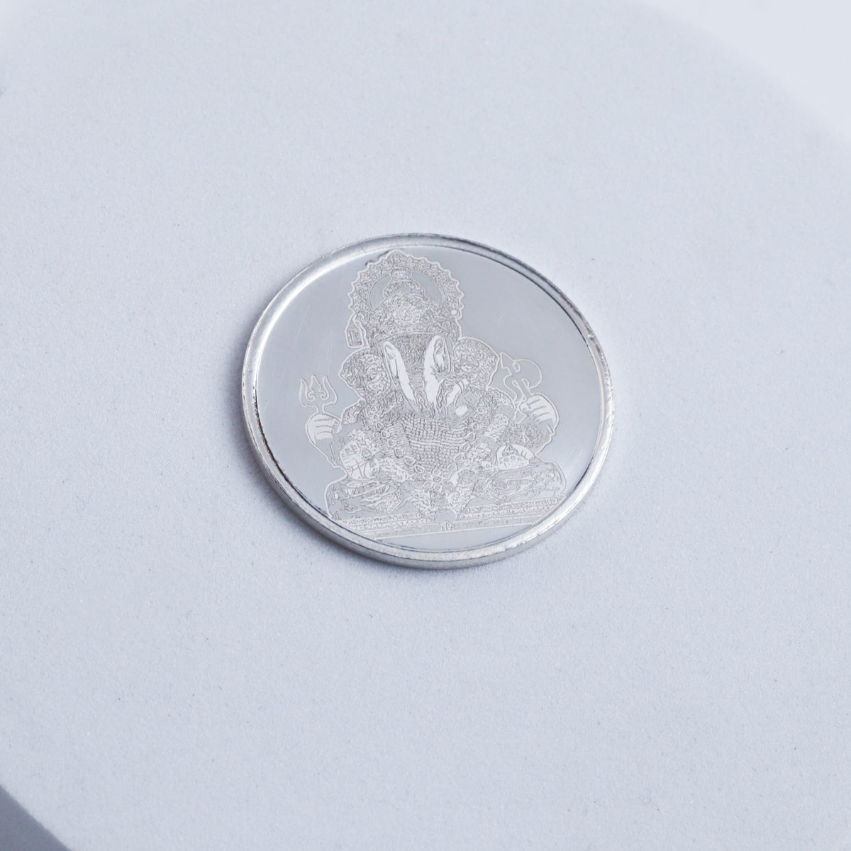 Silver Dagadusheth Ganpati Coin - 5gm