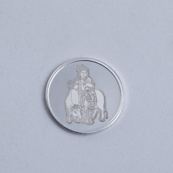 Silver Shree Krishna Coin - 10gm