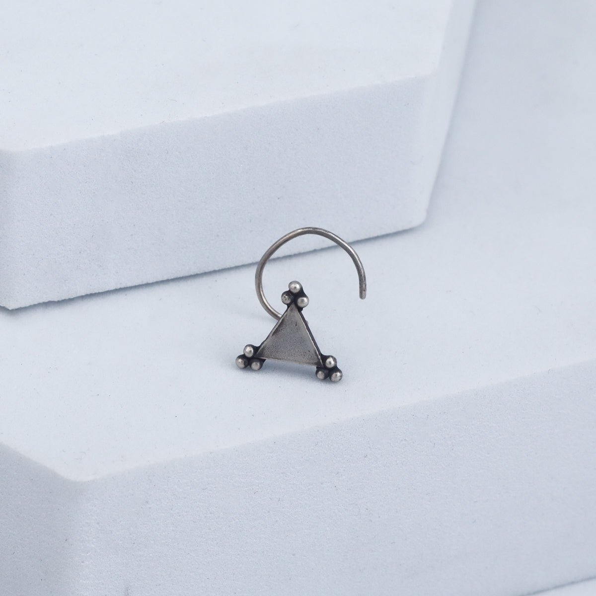 Trikon Nose pin (Pierced)