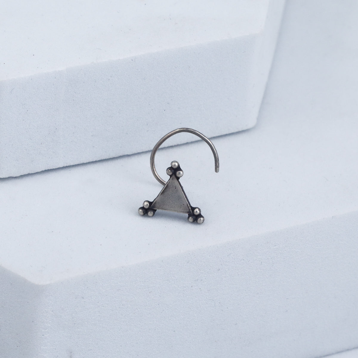 Trikon Nose pin (Pierced)