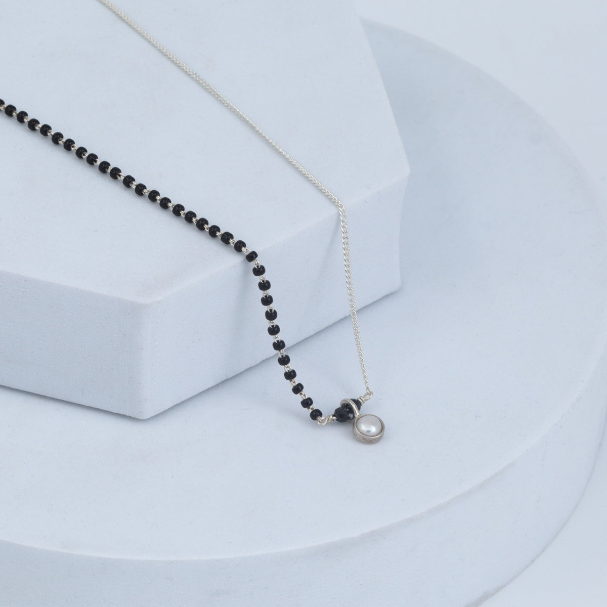 Half & Half : Pearl Drop Mangalsutra