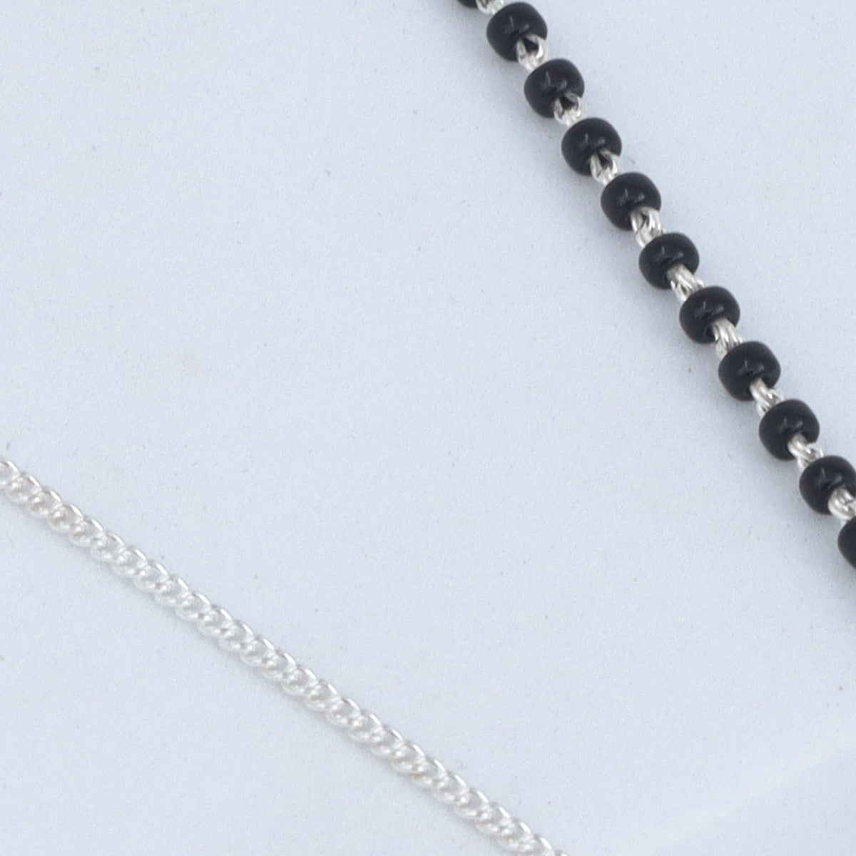 Half & Half : CZ Stone Mangalsutra