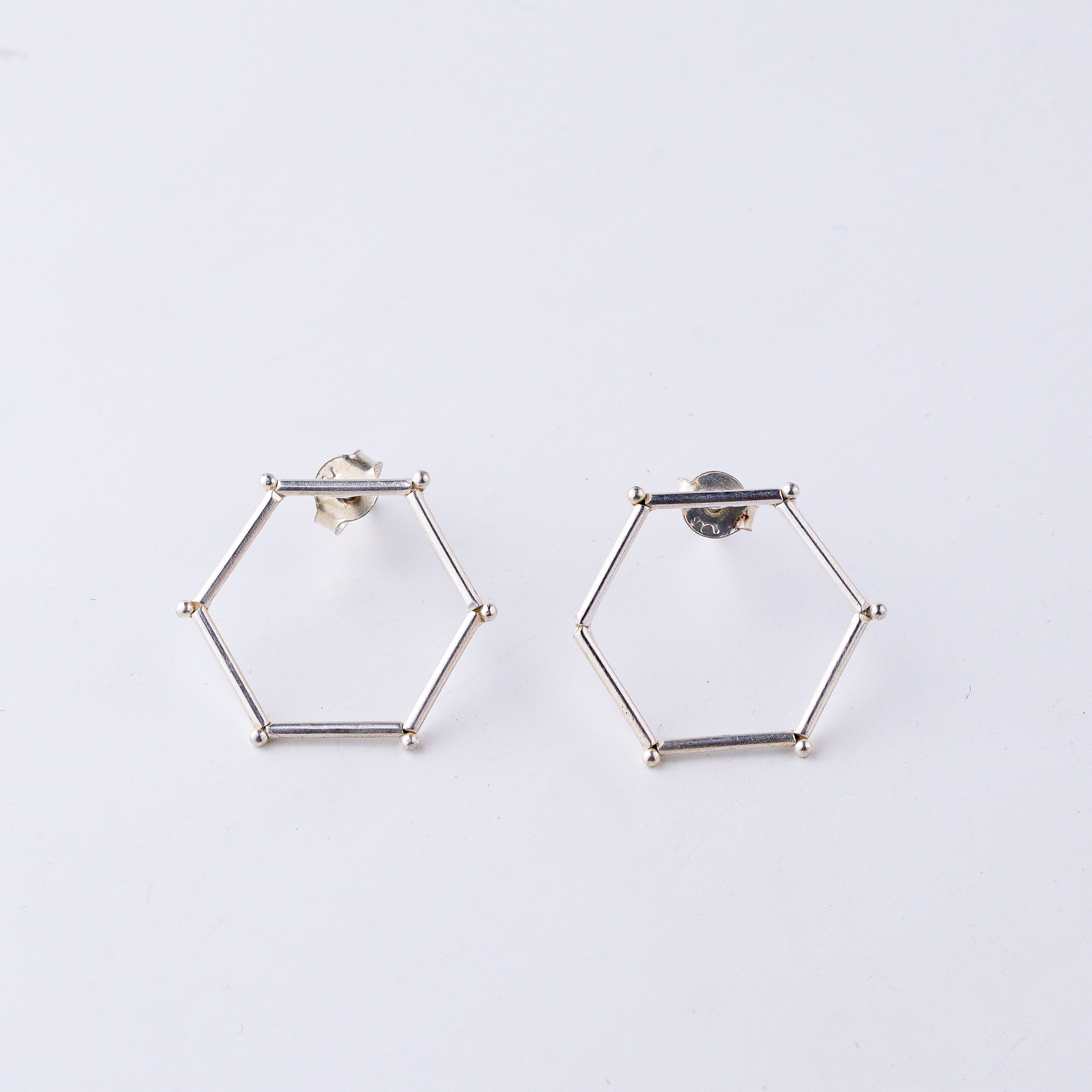 Handmade Hexagonal Earring (Plain)