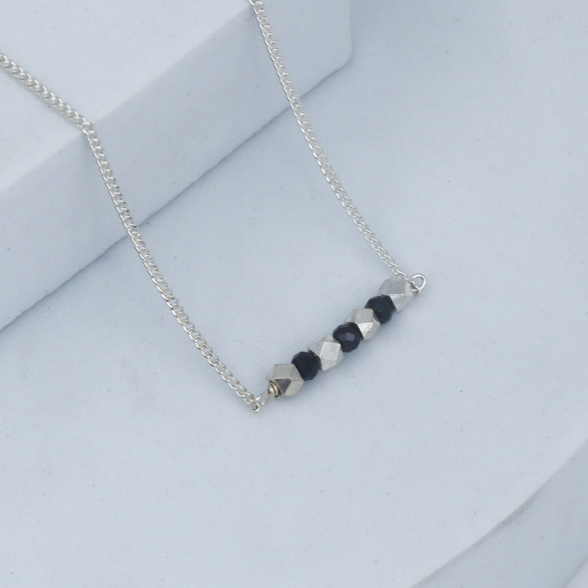 Handcrafted double beaded mangalsutra polished finish