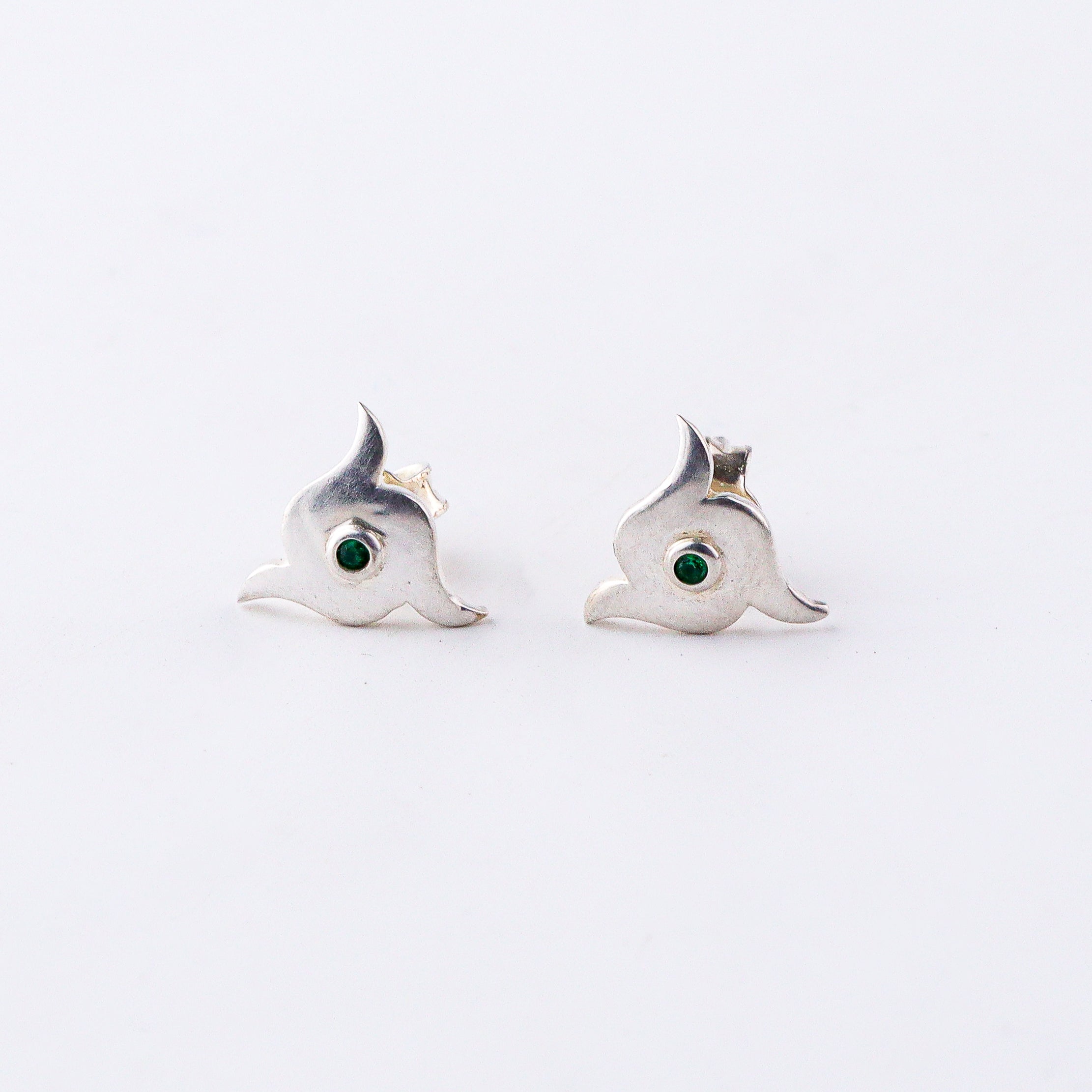 Silver Nakshatra Studs