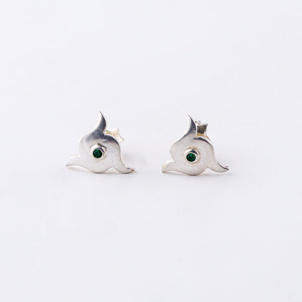 Silver Nakshatra Studs