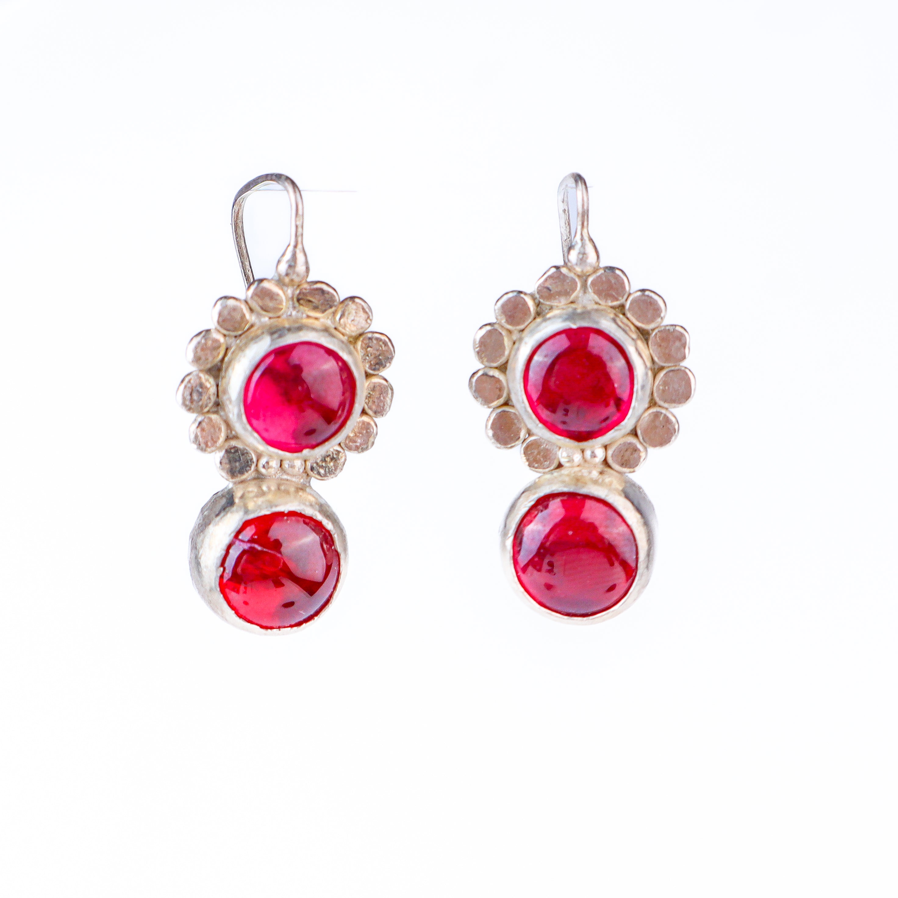 Kempu Flower Earrings