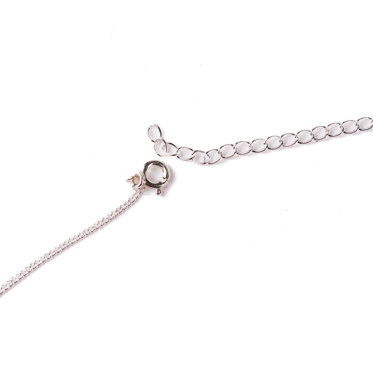 Delicate silver chain with pearl accents for accessories