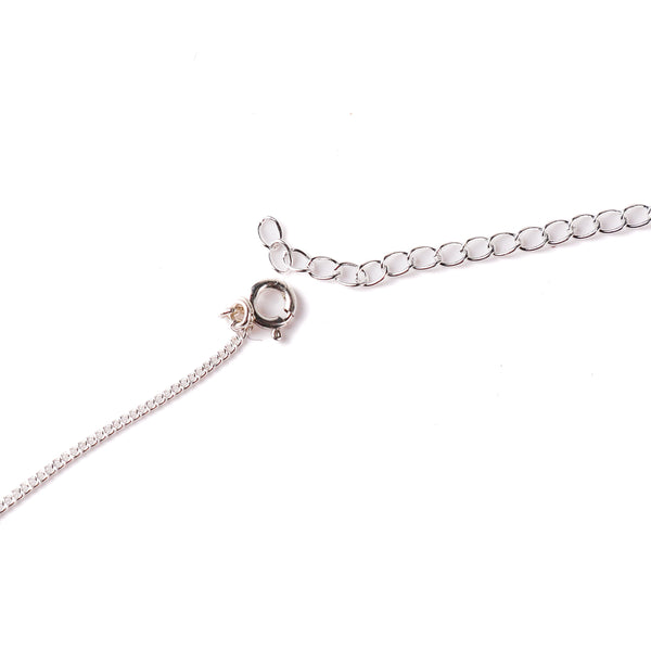 Delicate silver chain with pearl accents for accessories