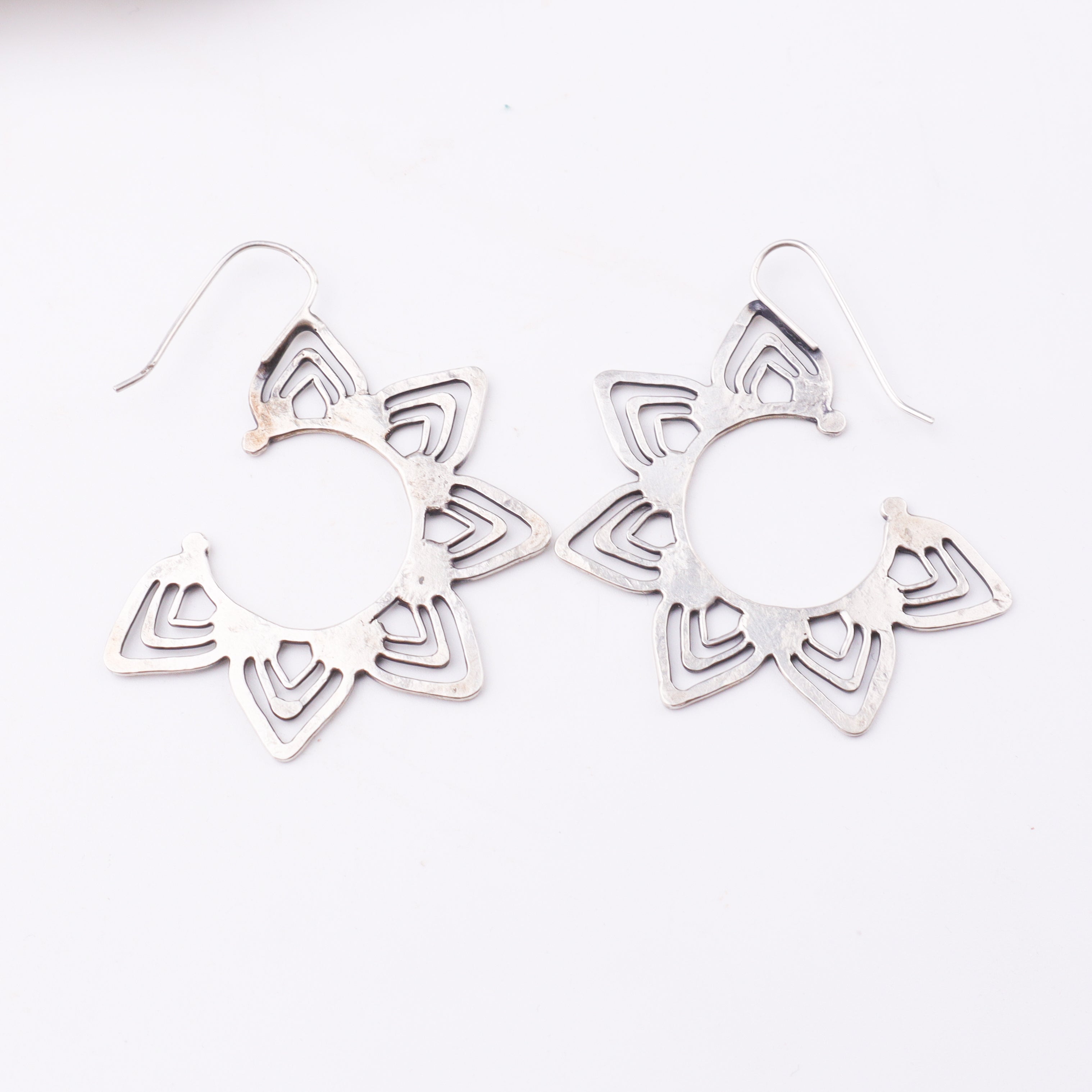 Kumudini ( Lily ) Hammered Earring