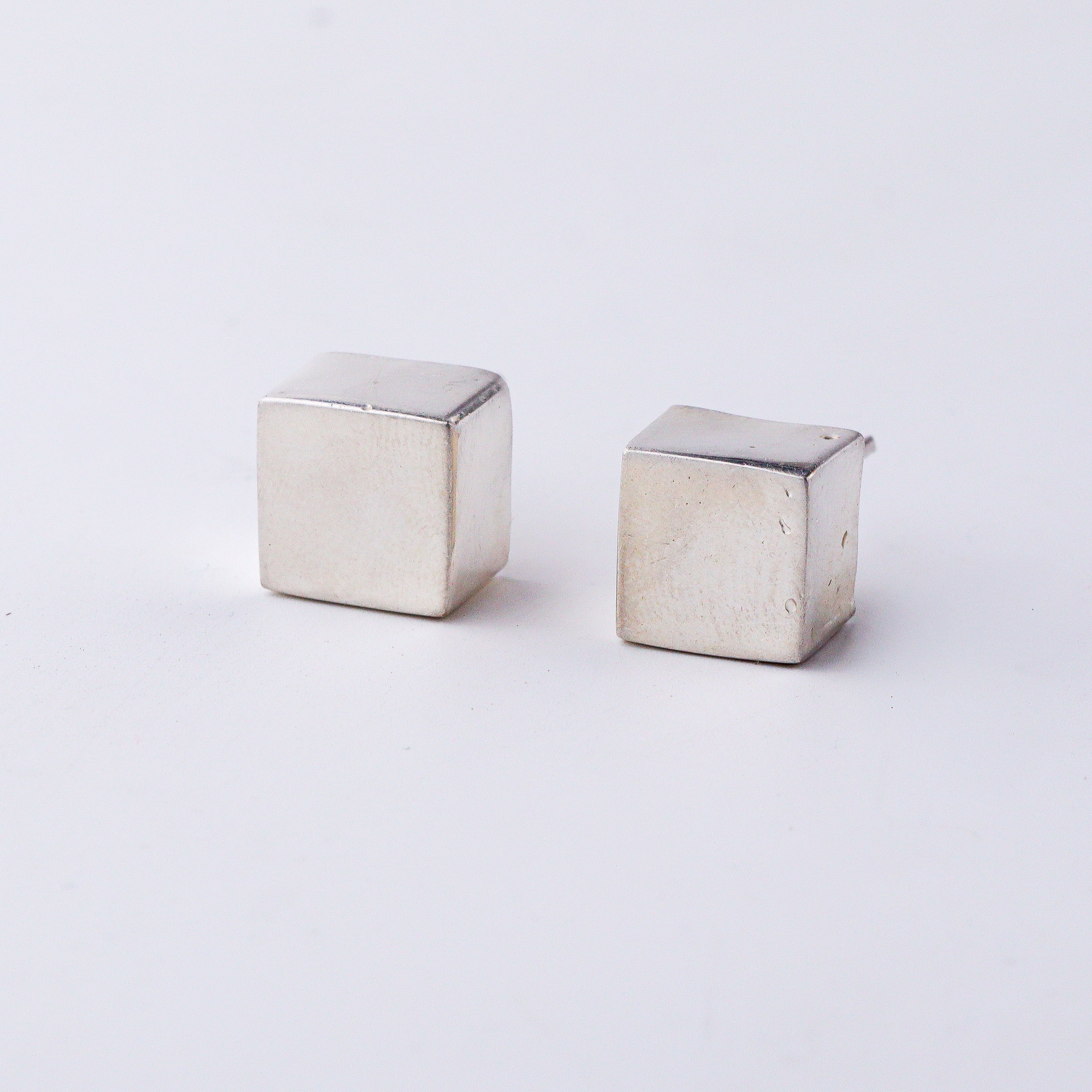 3D Cube Earring