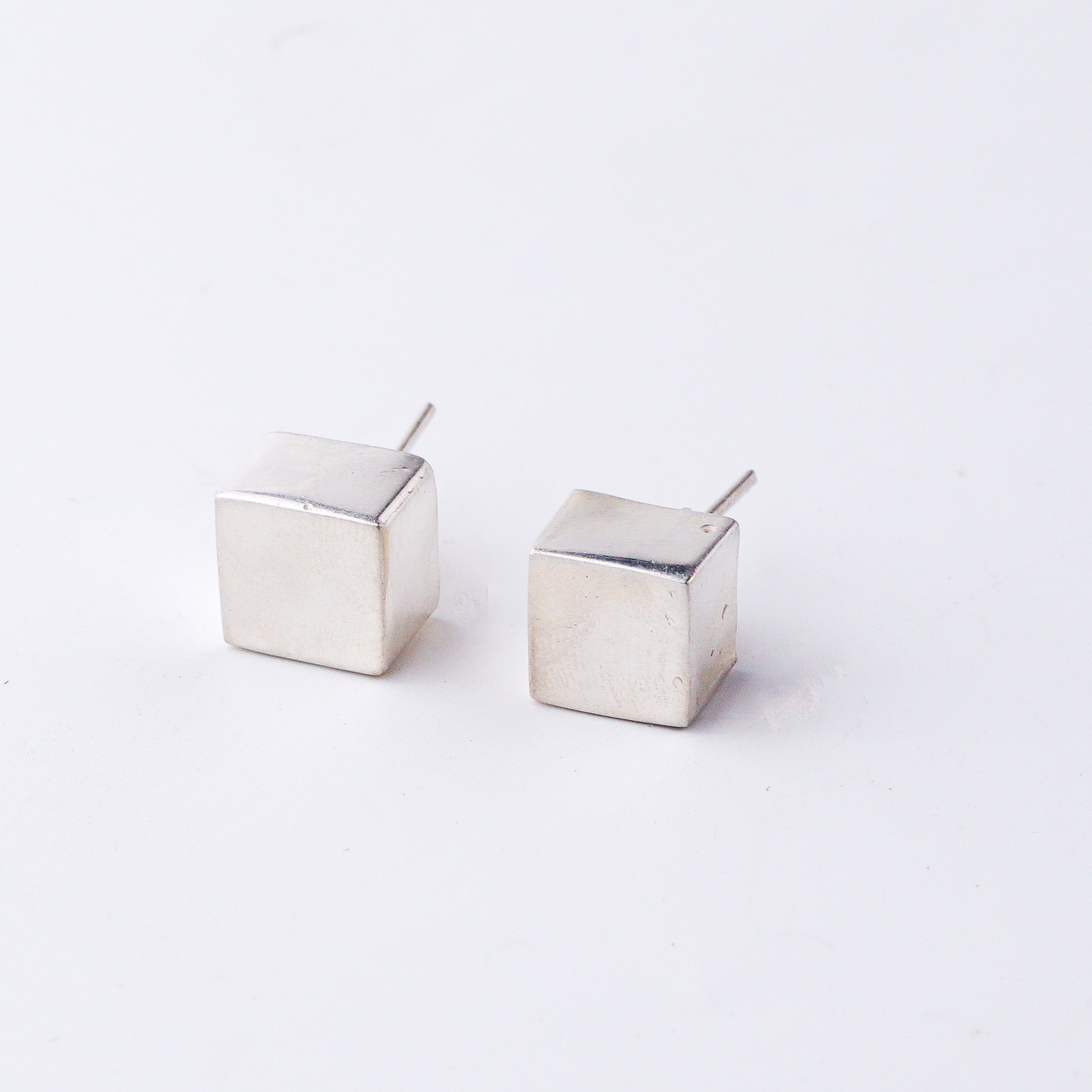 3D Cube Earring