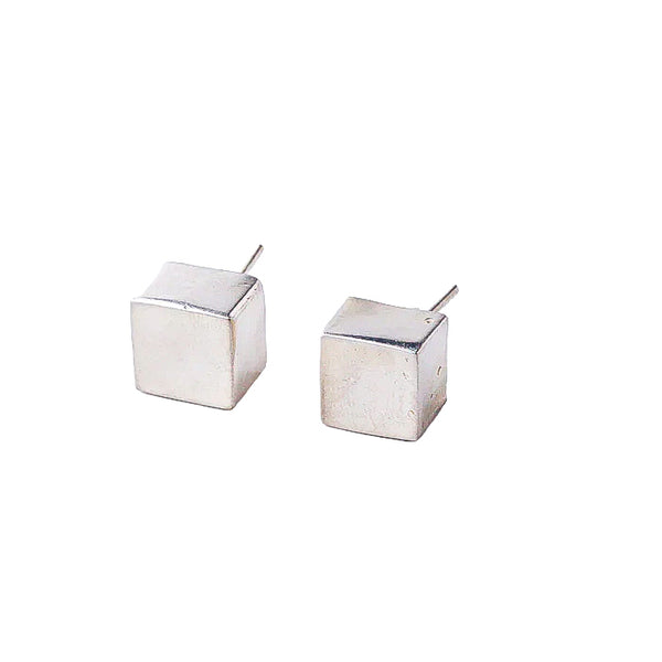 3D Cube Earring
