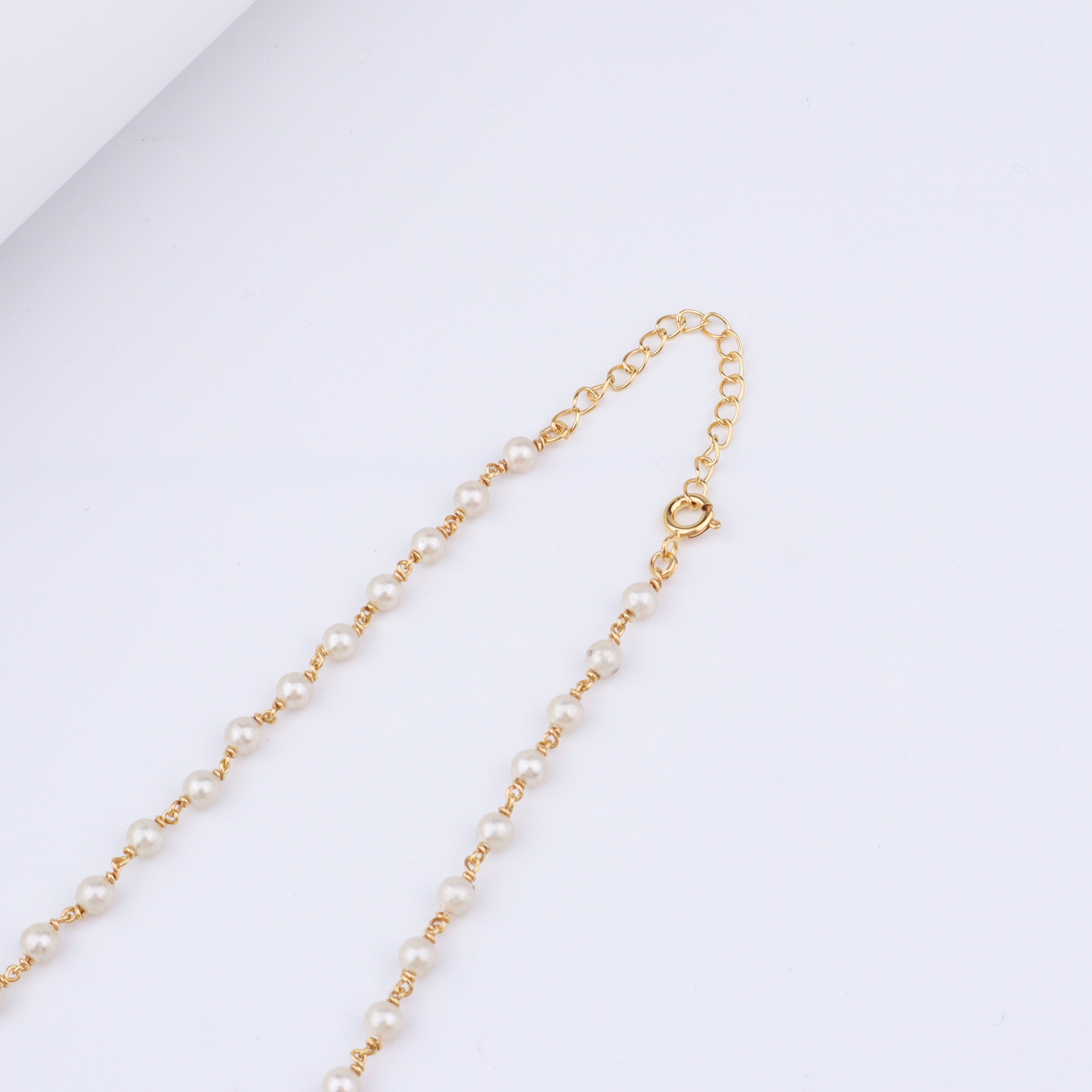 Karwar Pearl Ganthan Necklace| 92.5 Silver | 22K Gold plated