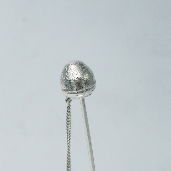 Silver betel leaf holder placed on pooja thali