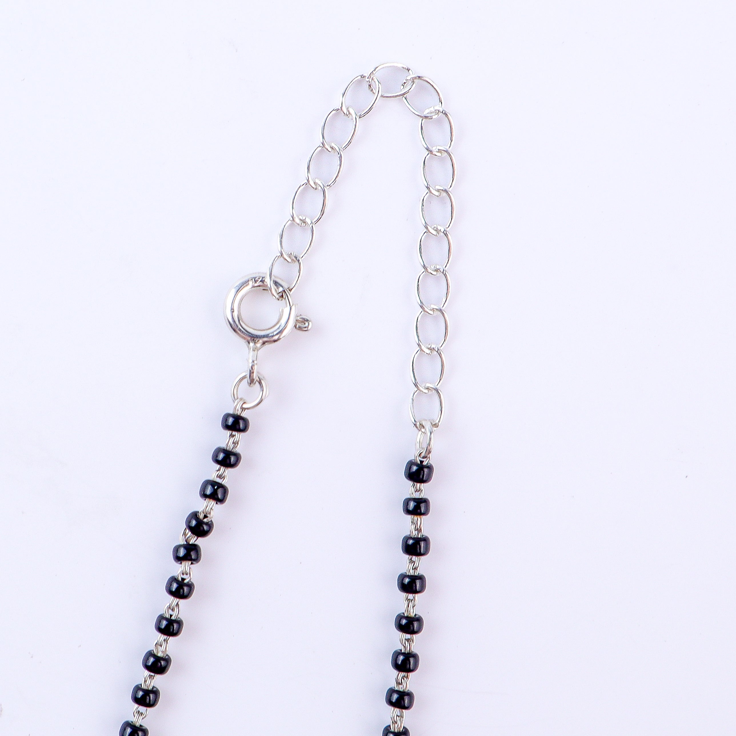 wear CZ flower drop mangalsutra for everyday styling