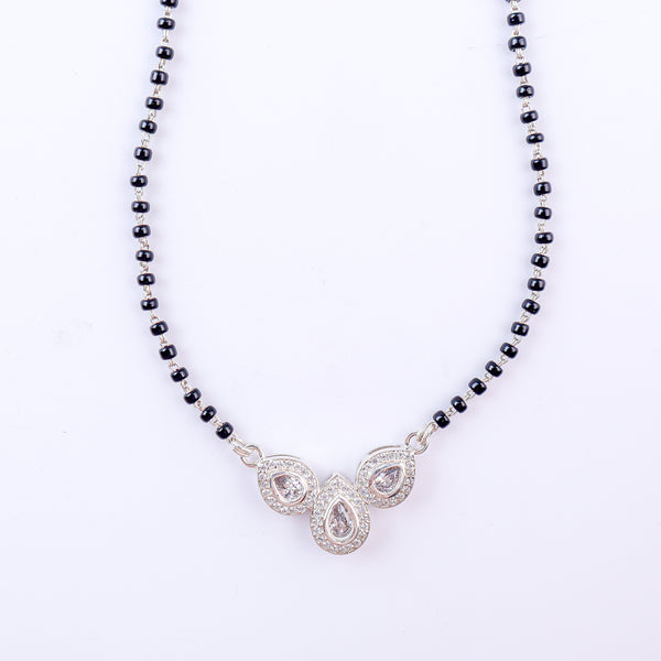 Detail shot highlighting CZ sparkle and silver craftsmanship