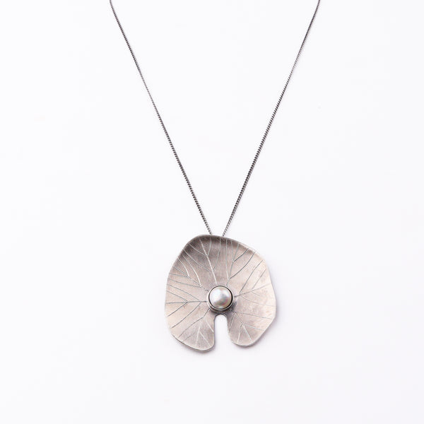 Saroj-Parna Silver Pendant (Big)