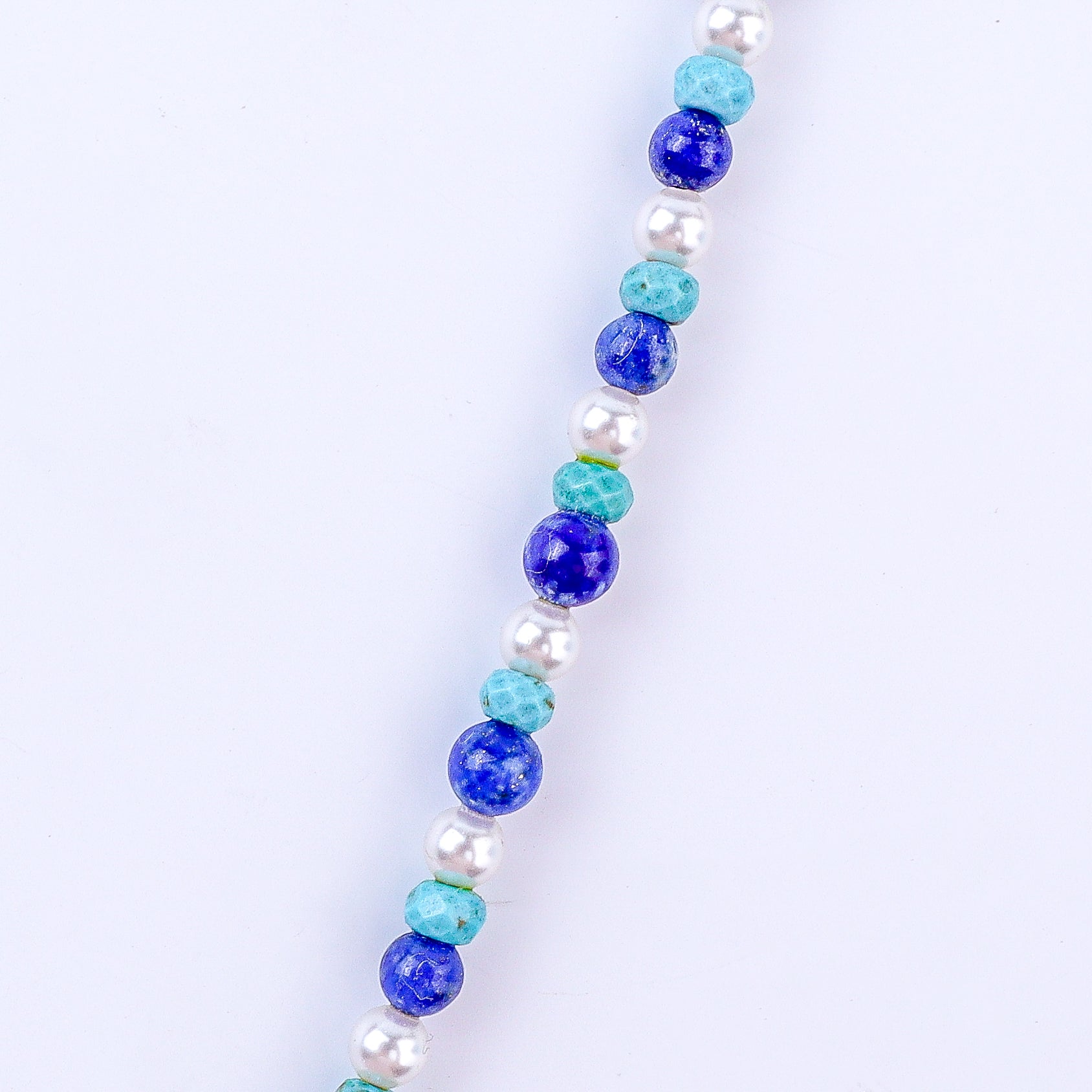 Leaf Filigree Pendant Necklace with Semiprecious Stones