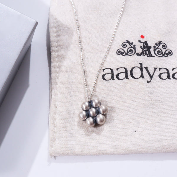 Silver Kudi Pendant Chain in sterling silver