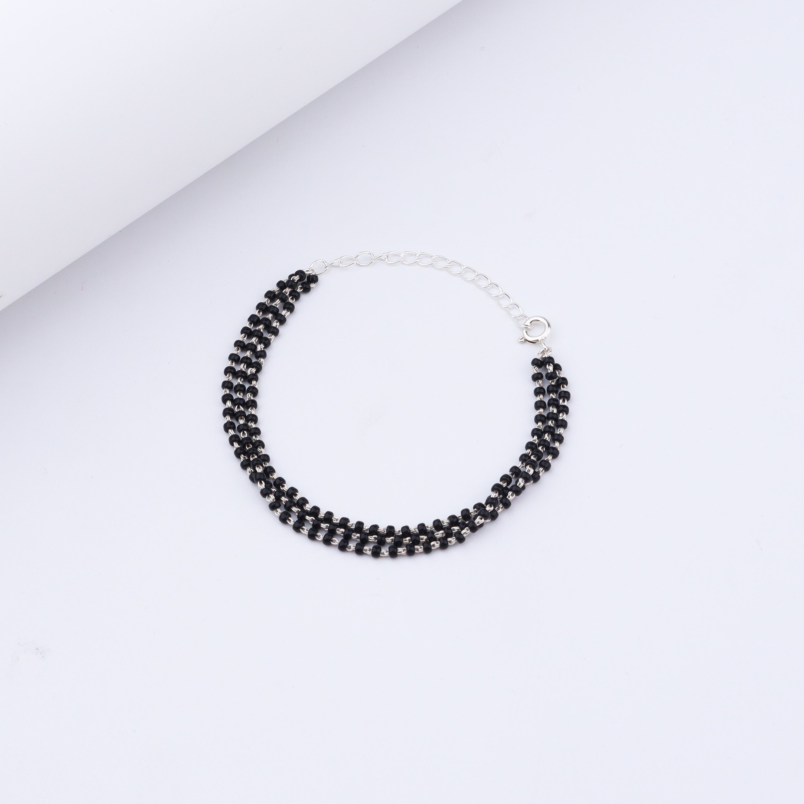 Classic Mangalsutra Bracelet (Three Layered)