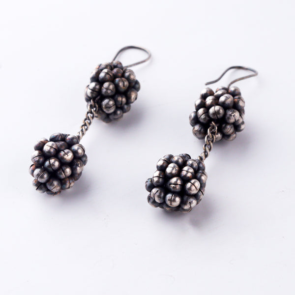 wearing Double Ghungroo Bunch Earrings with festive look