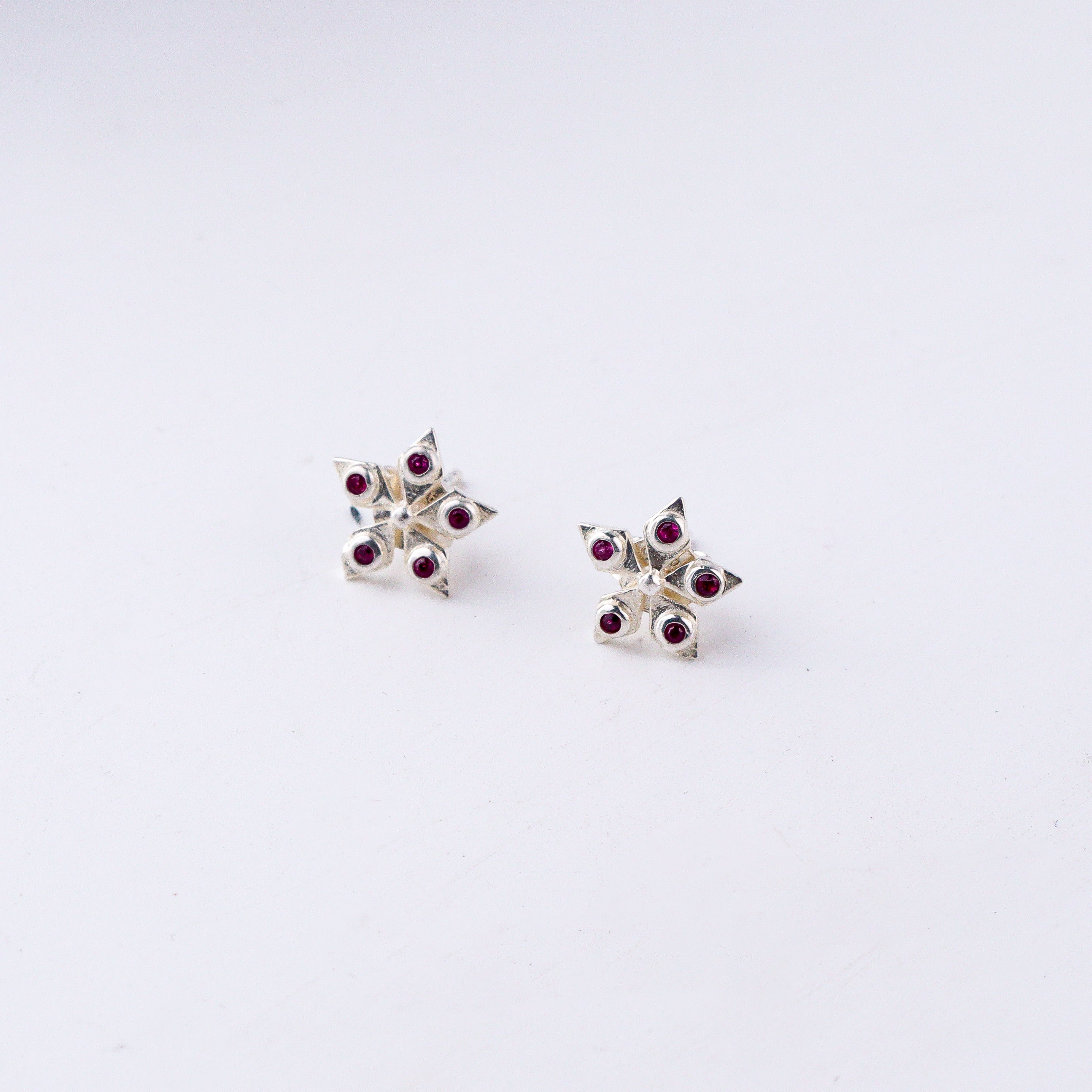 wear Silver Nakshatra Studs for festive look