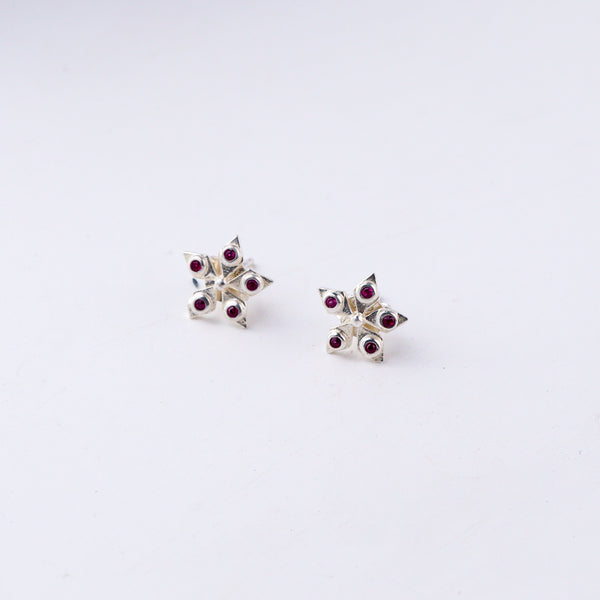 wear Silver Nakshatra Studs for festive look